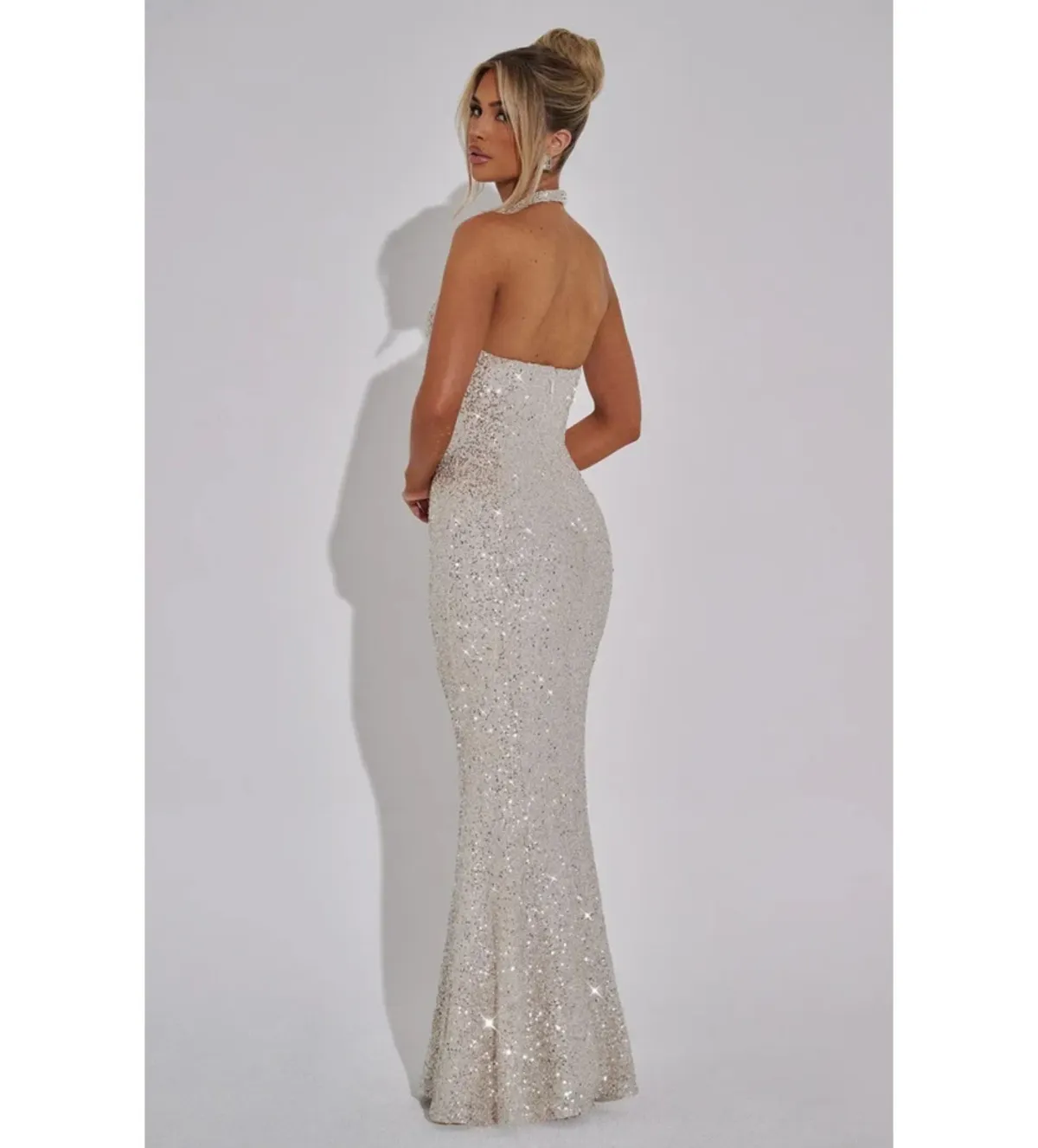 Babyboo Odette Maxi Dress in Champagne Size XS / 6 - Image 3