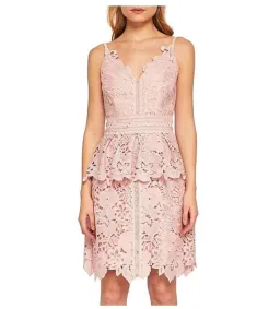 Ted Baker Nadiie Mini Dress Pink Size 4 / AU 14 for rent on The Volte - image 1