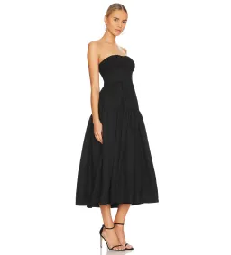Shona Joy Morgan Midi Dress Black Size 6  for rent on The Volte - image 3