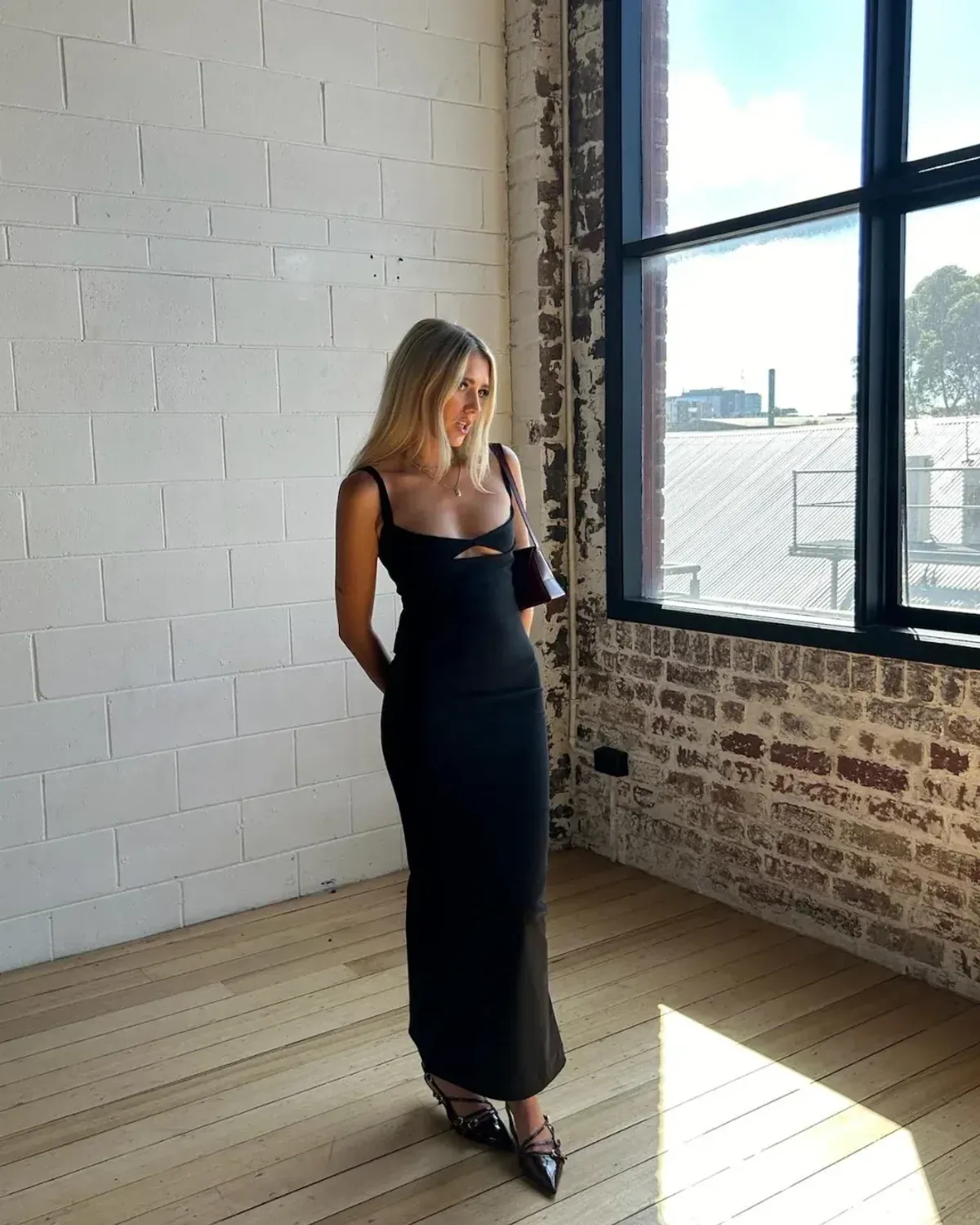 Madison Grace Bianco Dress Black - Image 3