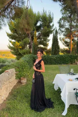 Arcina Ori Arabella Lace Maxi Black Size M for rent on The Volte - image 2