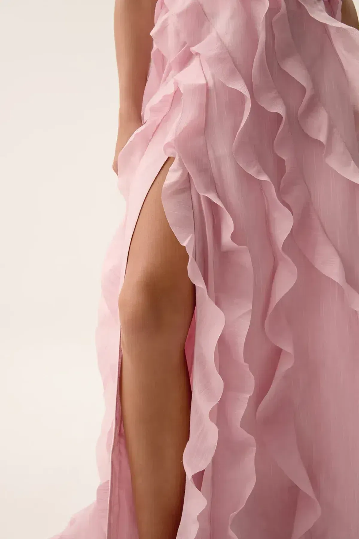 🌸 Aje ALLAIRIE GOWN in Chalk Pink - Size 10 AU 🌸 Ruffled Tiered Maxi Dress 🌸 - Image 3