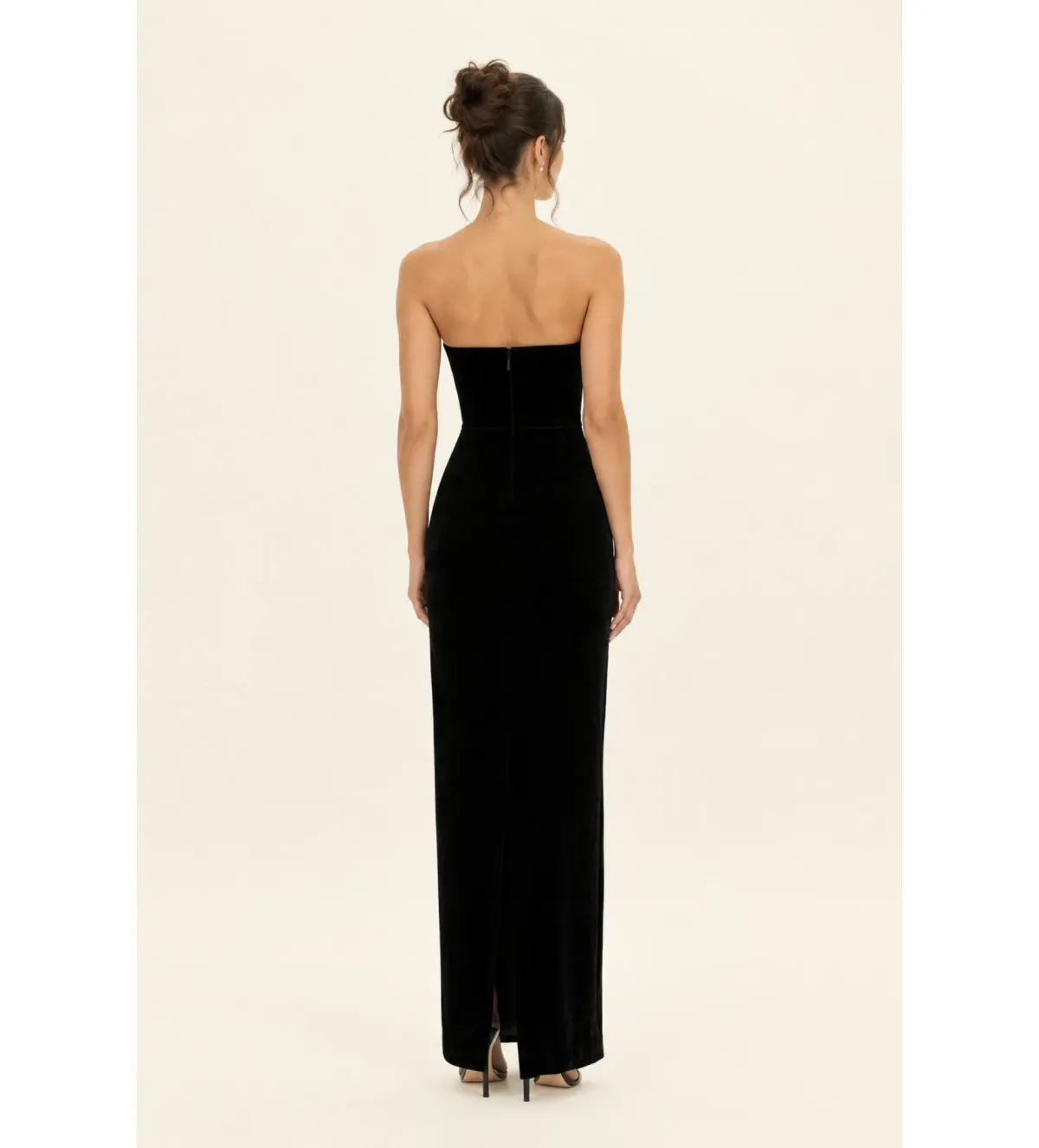 Rachel Gilbert Claudine Gown in Black Size AU10 - Image 2