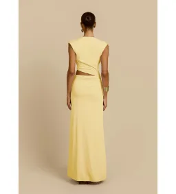 Arcina Ori Jade Dress in Lemon Size AU6 for rent on The Volte - image 2