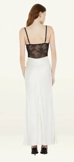 Bec & Bridge Tereza Keyhole Maxi Dress Ivory/Black Size AU 6 for rent on The Volte - image 2