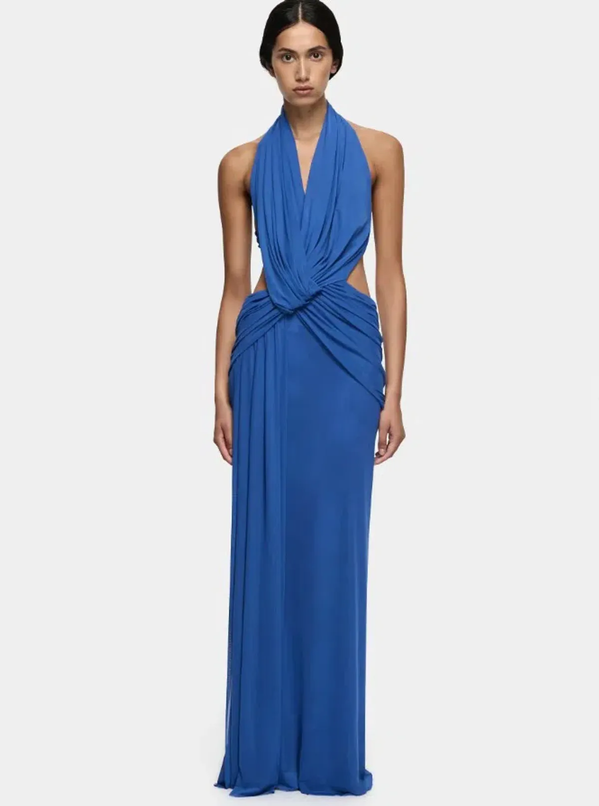 Bec and Bridge Charlize Halter Maxi in Cobalt Size 6 - Image 1