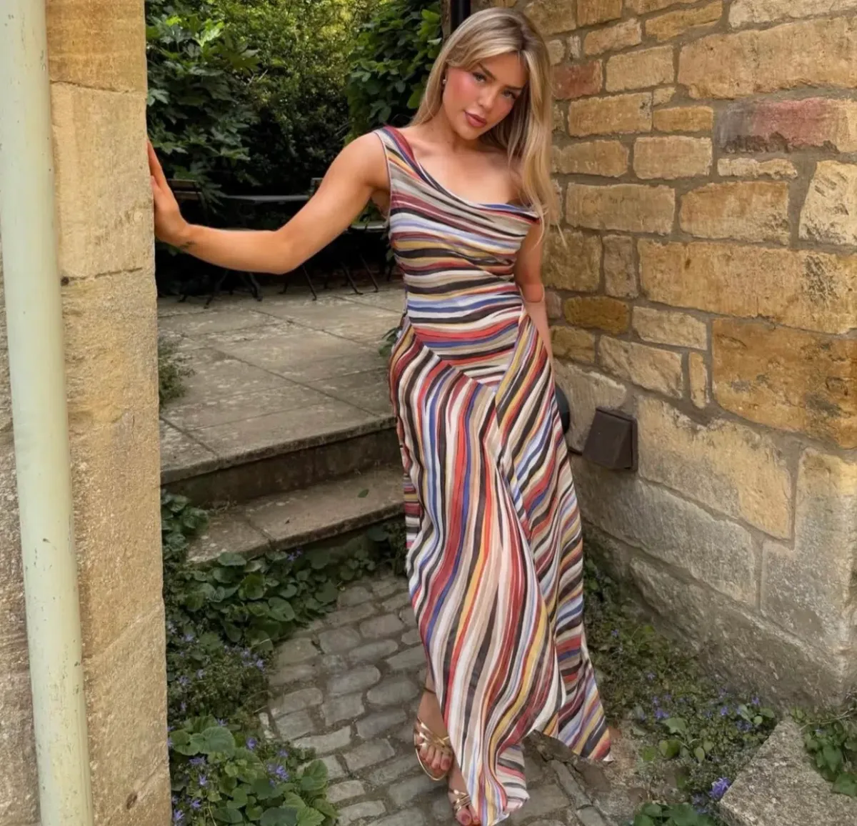 Realisation Par - The Cora in Mirage Midi Dress Size L (12) - Image 1