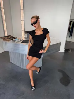 Gimaguas Karim Dress Black for rent on The Volte - image 3