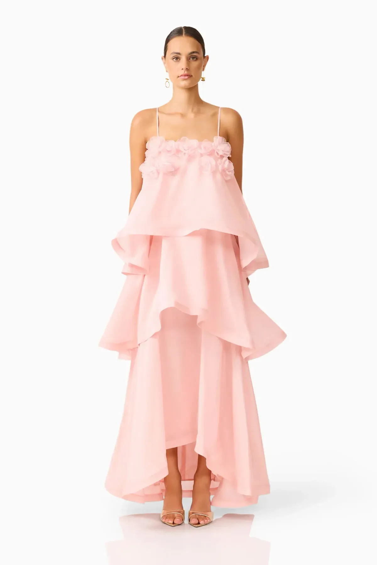 Elliatt - Swallowtail Day To Night Maxi Dress | Pink (Size 16) - Image 1