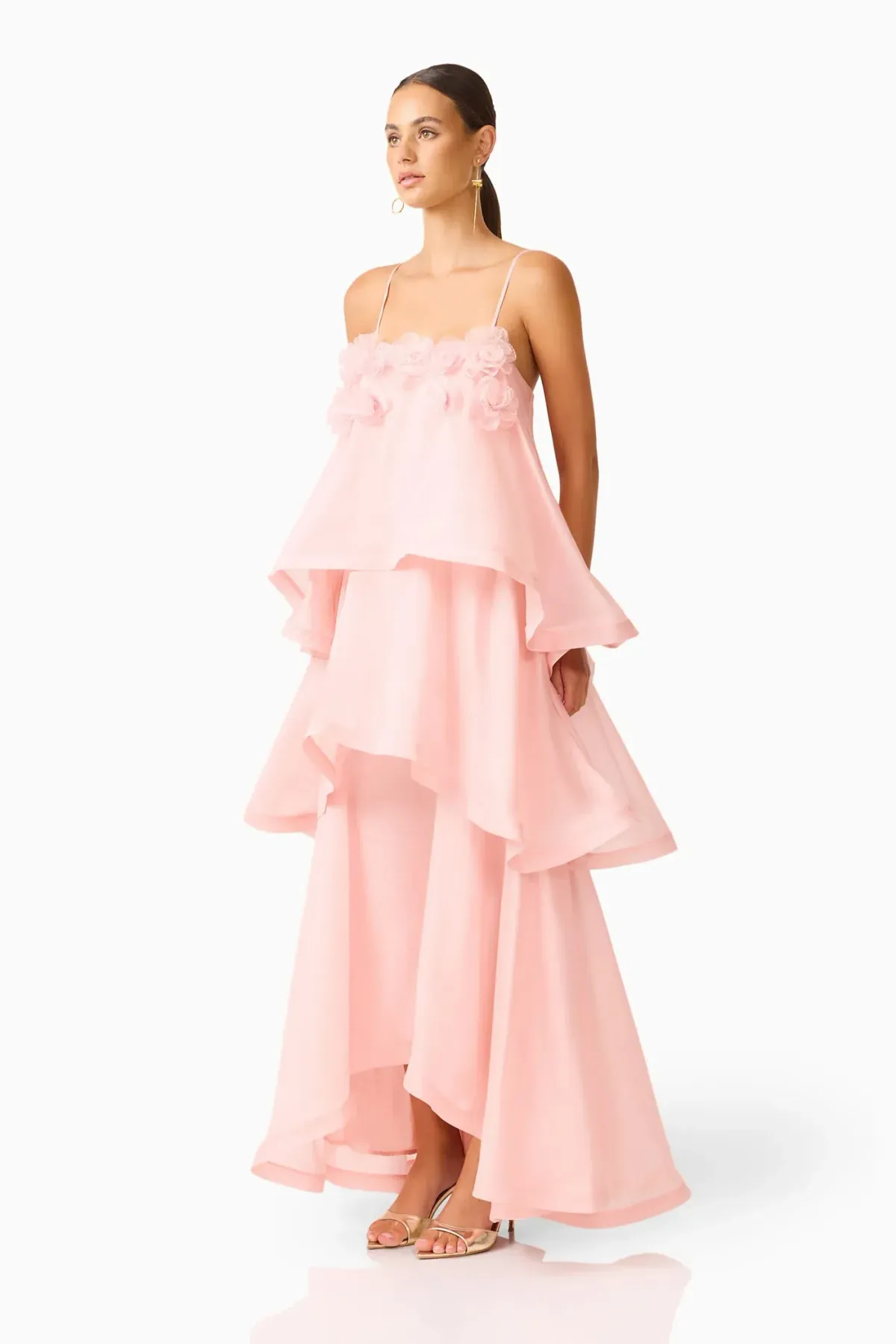 Elliatt - Swallowtail Day To Night Maxi Dress | Pink (Size 16) - Image 2