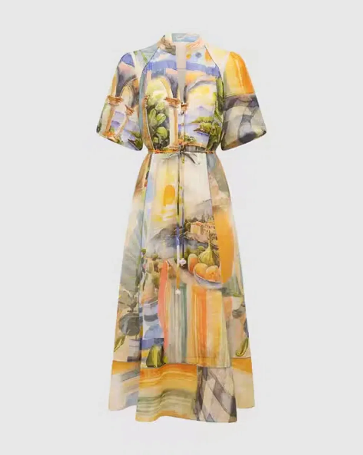FOREVER NEW VIOLA PRINTED MIDI DRESS SIZE 16 - Image 2