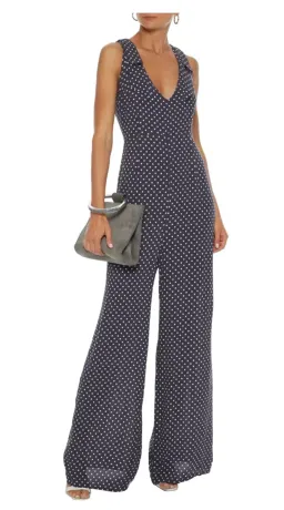 ZIMMERMANN POLKA DOT WIDE LEG JUMPSUIT SIZE 3/12 for rent on The Volte - image 1