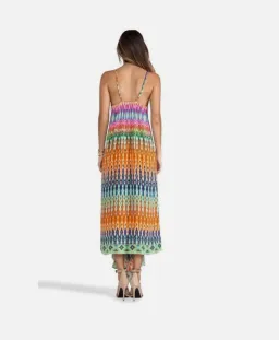 Vintage Camilla Loom Lovers Triangle Top Maxi Dress Size 1/S for rent on The Volte - image 2