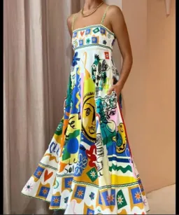 ALEMAIS SOLEIL DRESS PRINT SIZE 8 for rent on The Volte - image 4