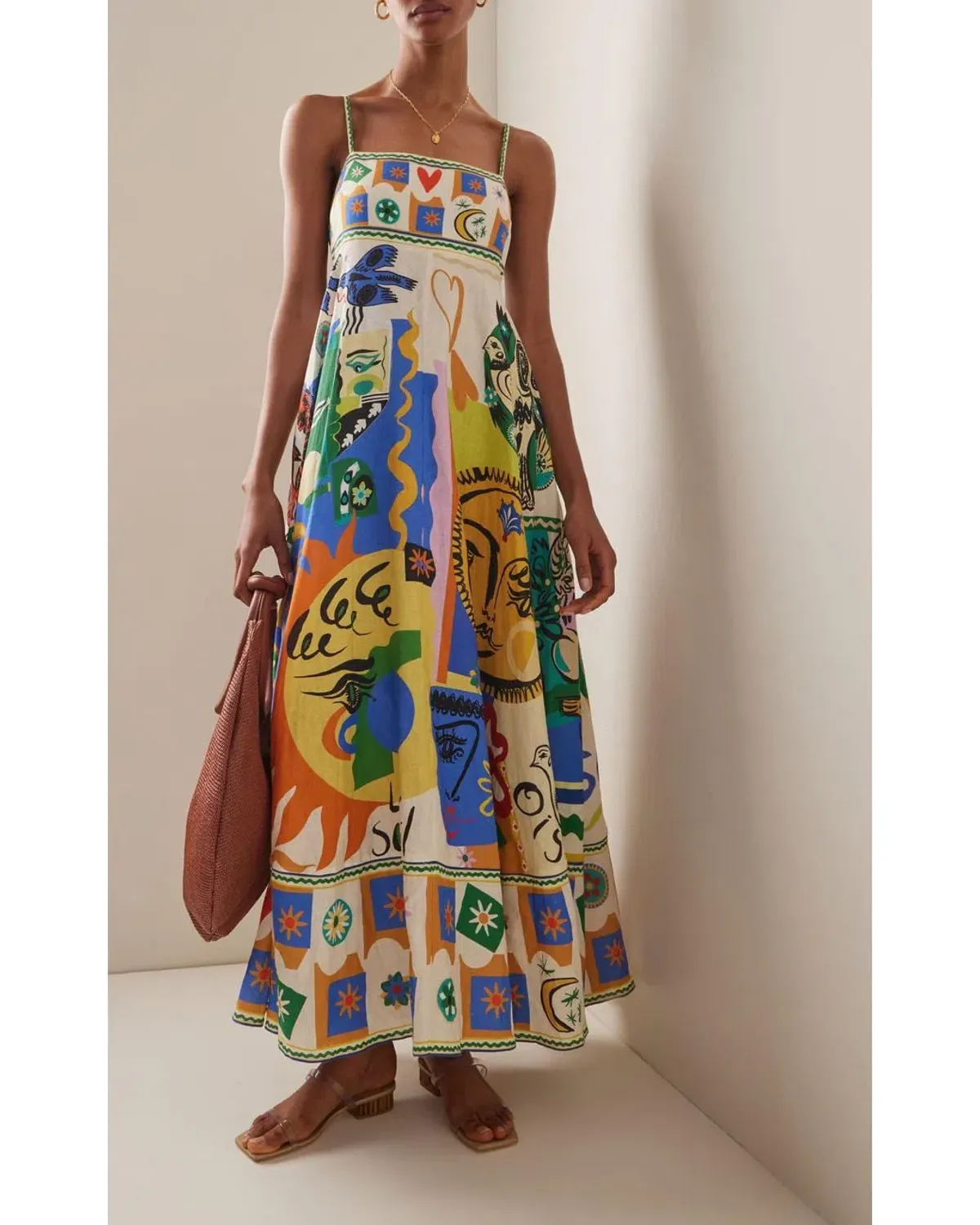 ALEMAIS SOLEIL DRESS PRINT SIZE 8 - Image 8
