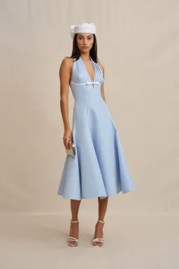 Lilian Halter Midi Dress by By Johnny Size 8 for rent on The Volte - image 2