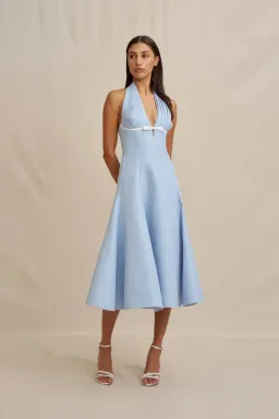 Lilian Halter Midi Dress by By Johnny Size 8 for rent on The Volte - image 1