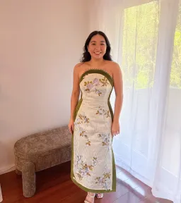 Alemais Odessa Embroidered Midi Dress Size 10 for rent on The Volte - image 3