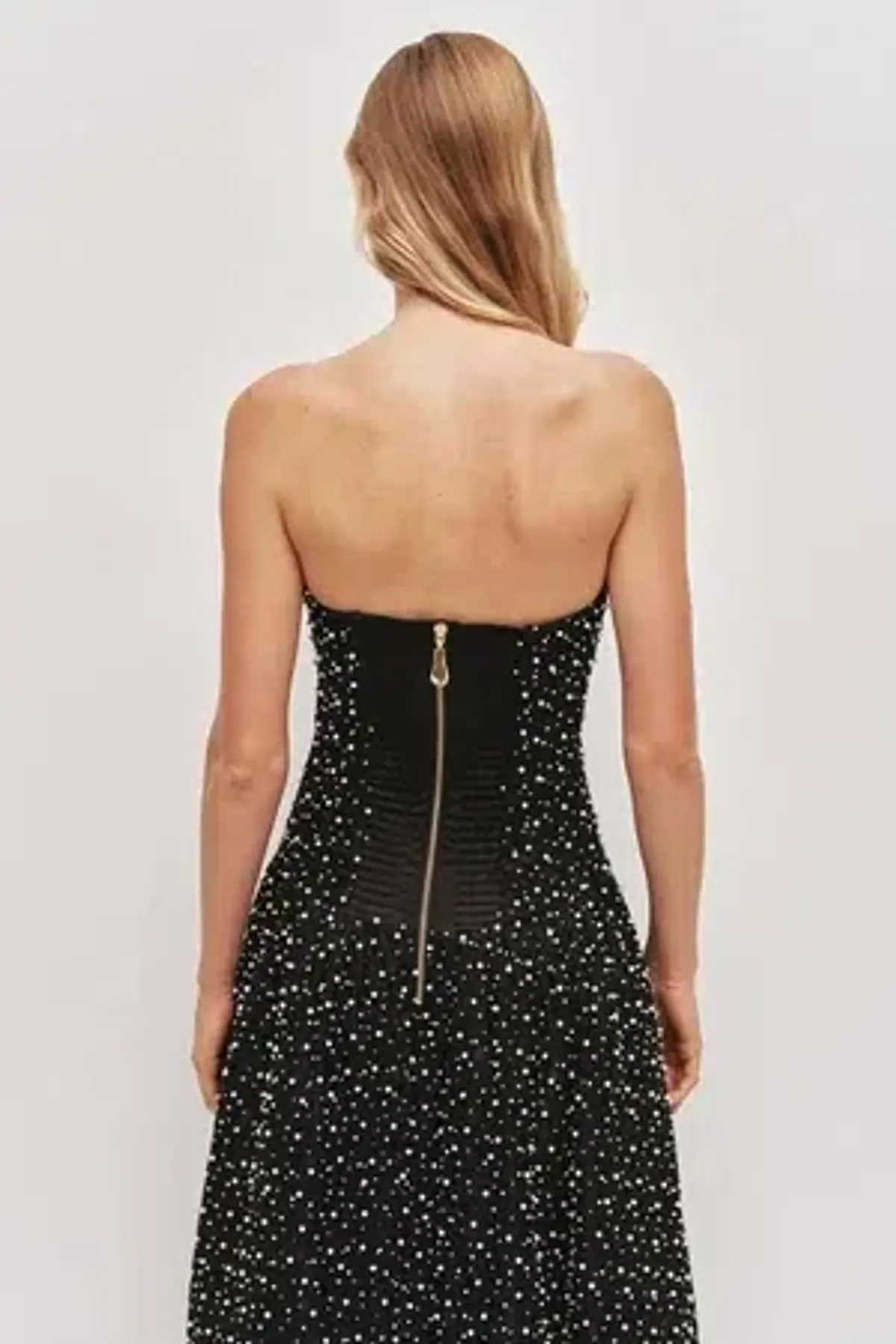 AJE Regina Pearl Gown - Black - Size 12 - Image 4