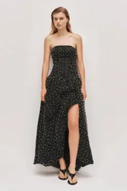 AJE Regina Pearl Gown - Black - Size 12 for rent on The Volte - image 1