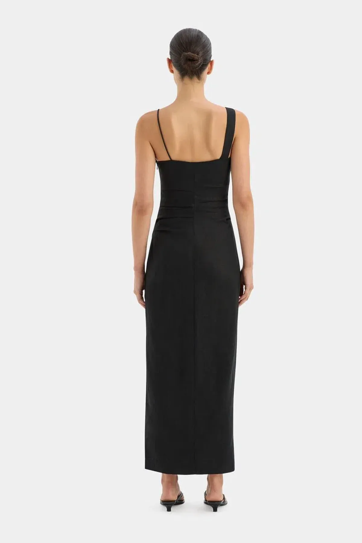 SIR THE LABEL ANTONIA BEADED MIDI DRESS BLACK SIZE 0 - Image 10