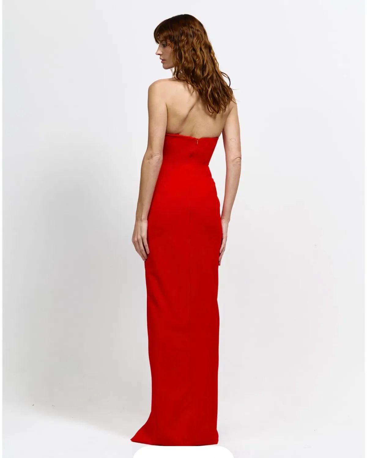EFFIE KATS LANI CURVED NECKLINE SPLIT HEM GOWN SIZE 10 - Image 2