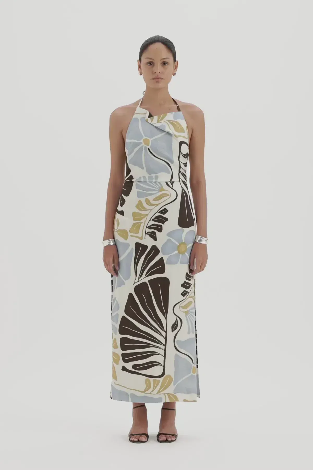Sir The Label Lola Pleated Midi Dress - Image 2