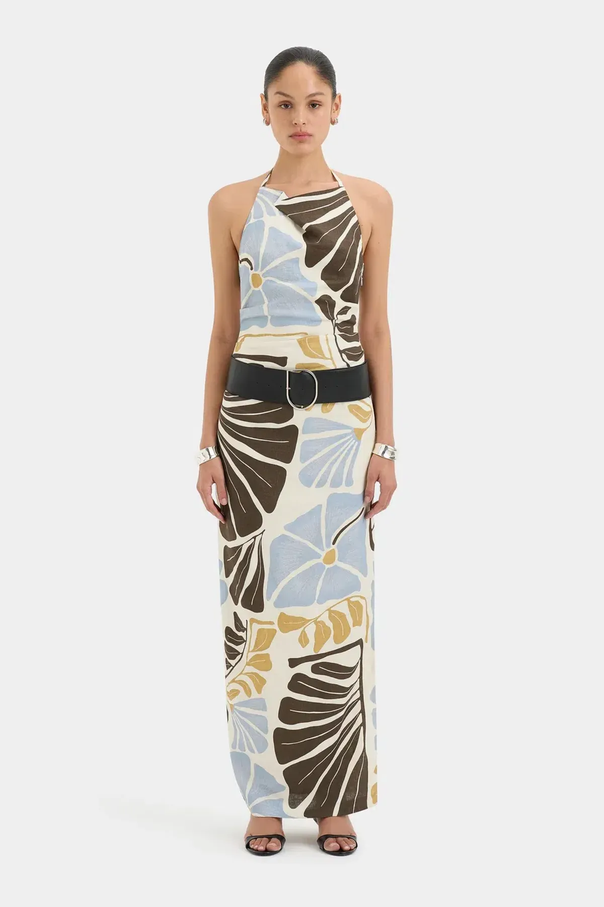 Sir The Label Lola Pleated Midi Dress - Image 6