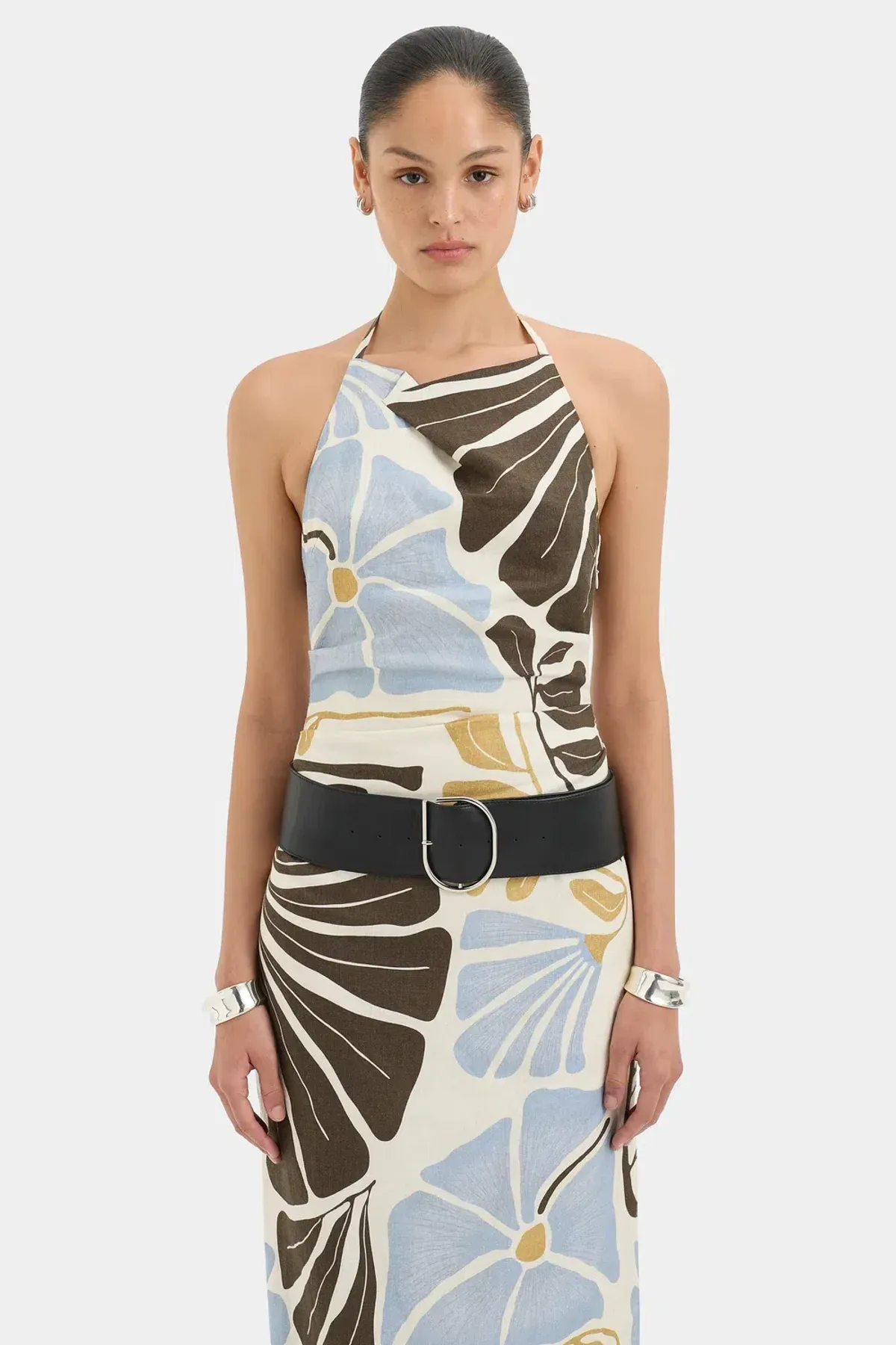 Sir The Label Lola Pleated Midi Dress - Image 8