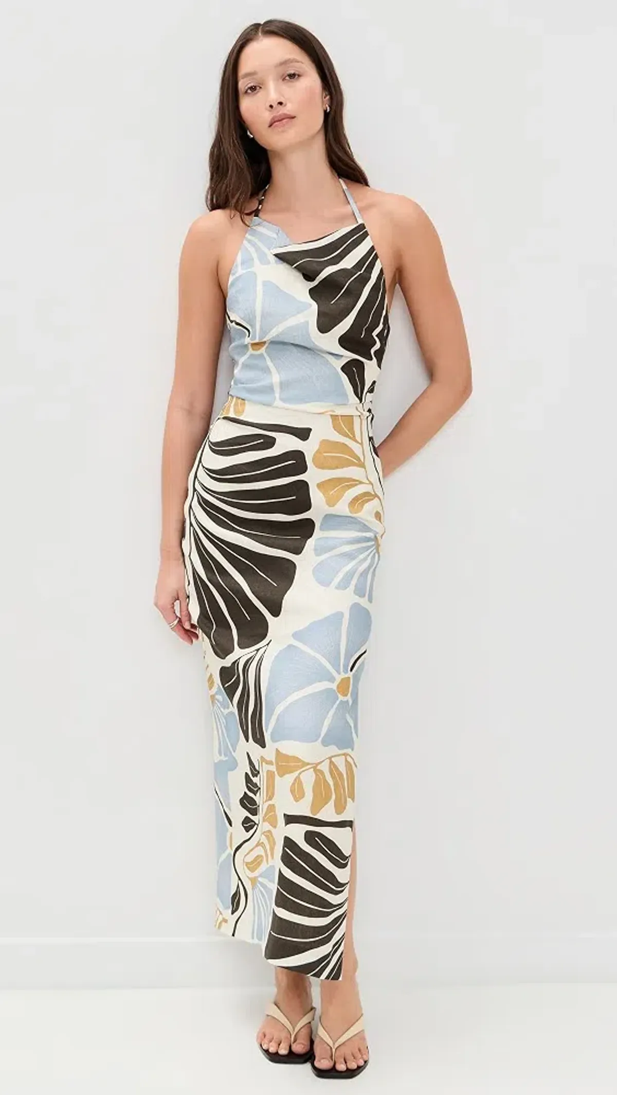 Sir The Label Lola Pleated Midi Dress - Image 4