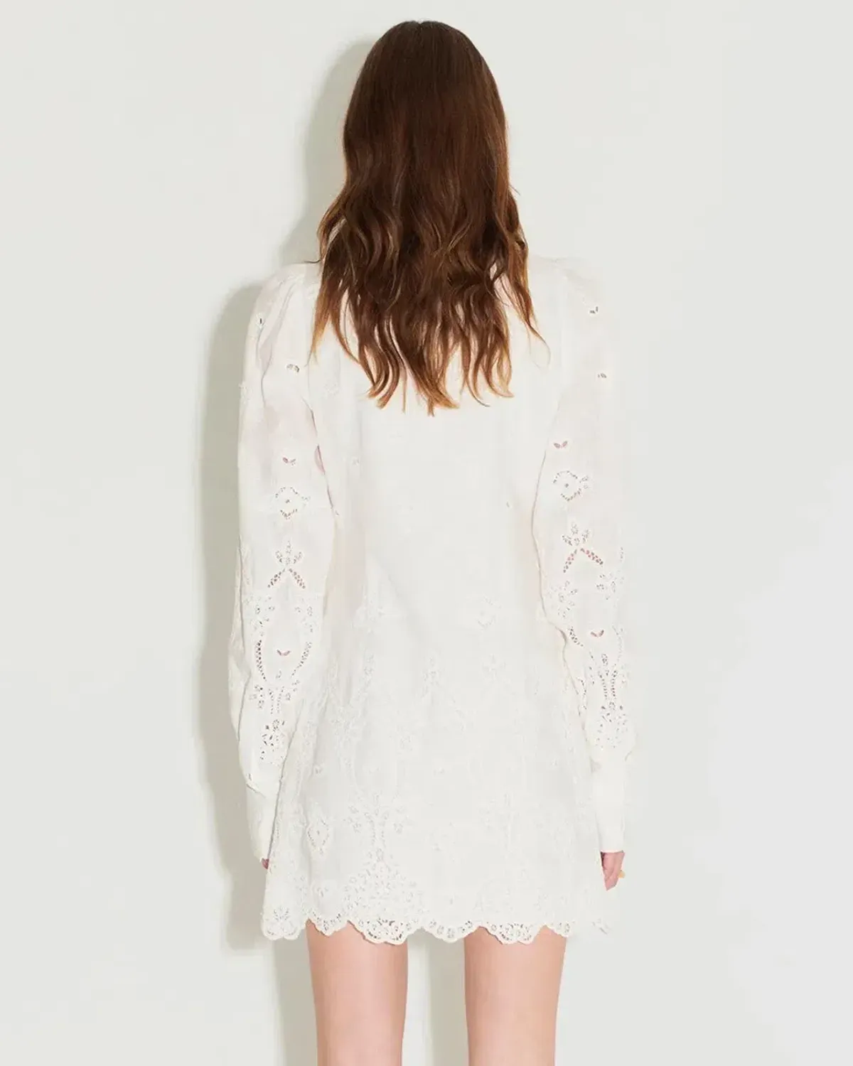 HANSEN AND GRETEL AMITY MINI DRESS WHITE SIZE XS - Image 5