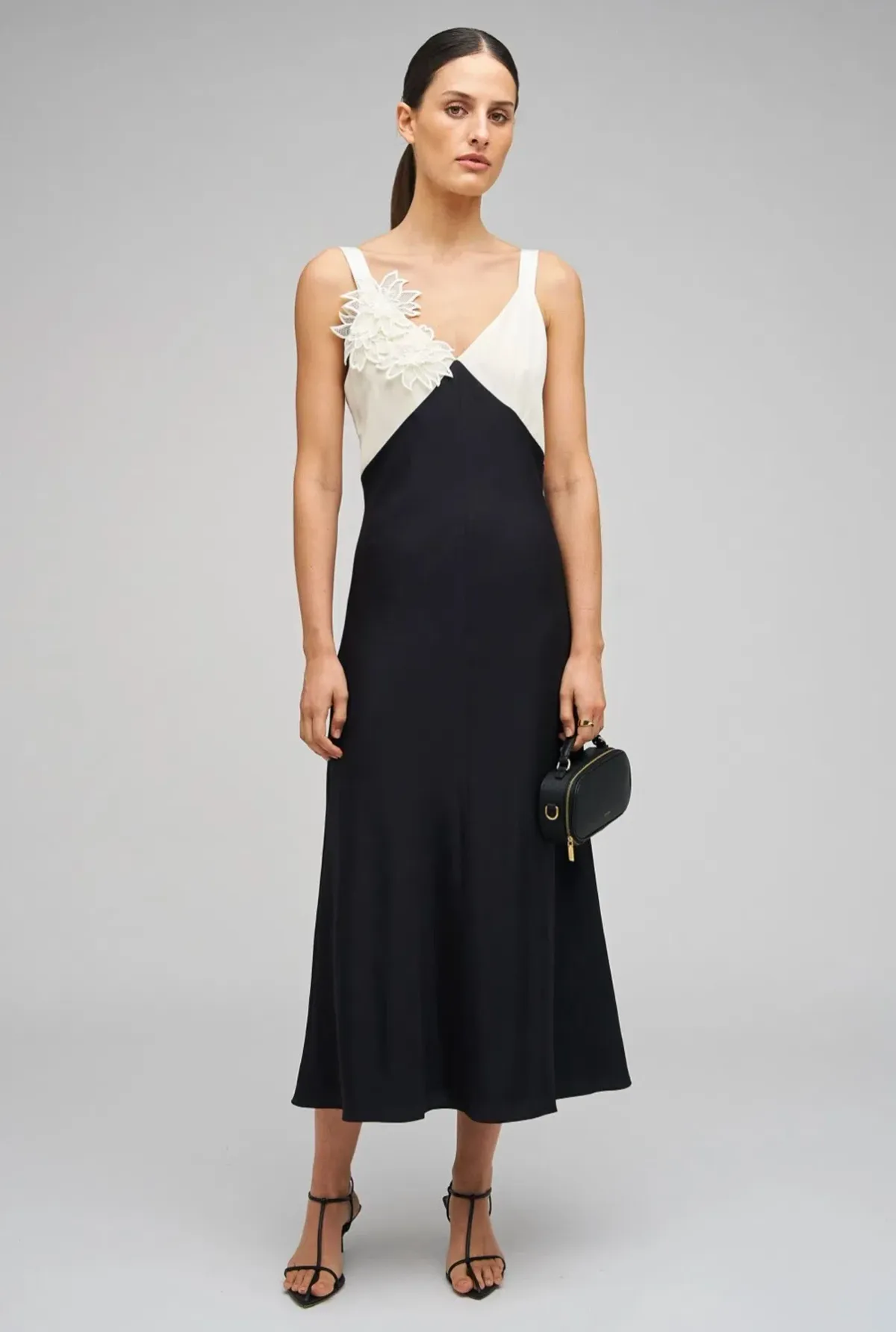 Oroton Mesh Flower Slip Dress - Image 1