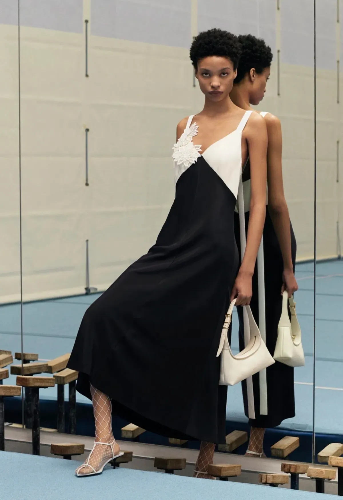 Oroton Mesh Flower Slip Dress - Image 5