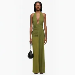 Bec and Bridge Cassis Drape Maxi Dress in Fern Size 10 for rent on The Volte - image 1