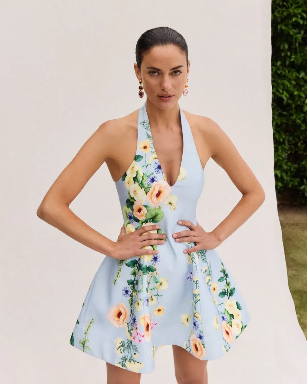 Sheike Elodie Botanical Mini Dress - Image 1