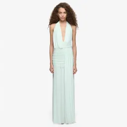 Bec & Bridge Wren Drape Maxi Dress Spearmint Size 8 for rent on The Volte - image 1