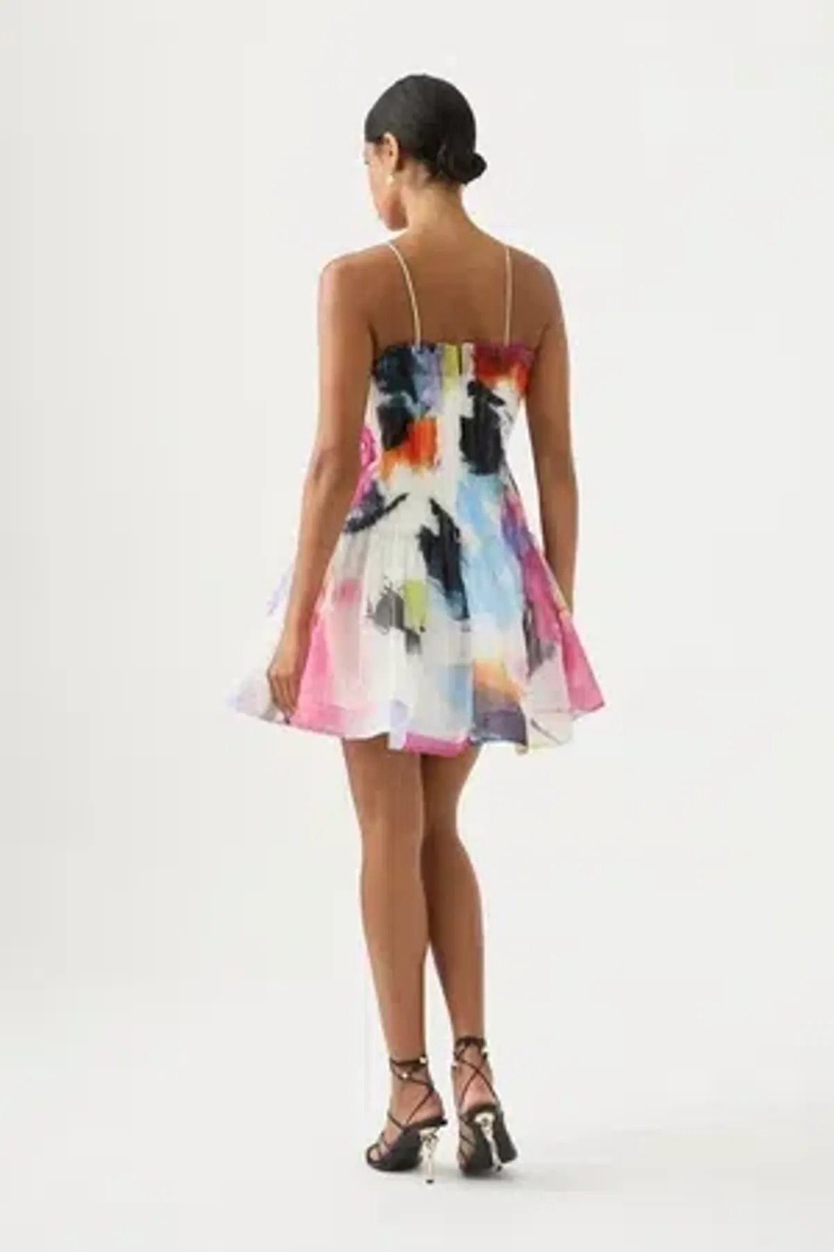Aje Celestial Pleated Mini Dress - Size 6 - Image 4