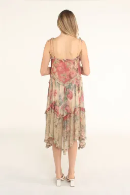 Zimmermann Melody Floating Dress Print Size 2/ AU 12 for rent on The Volte - image 2