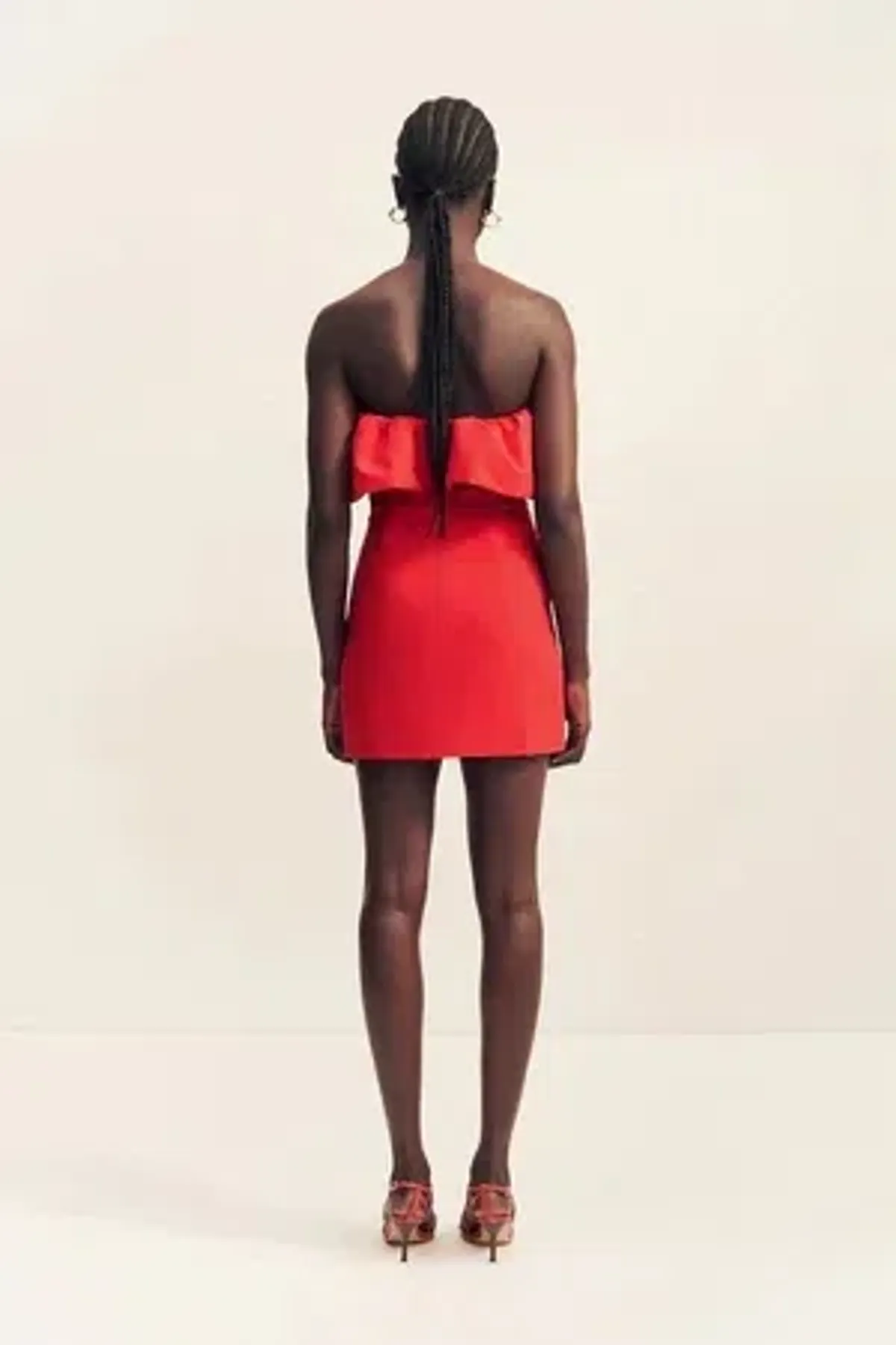 Shona Joy Campbell Mini Dress - Red - Size 6 - Image 5