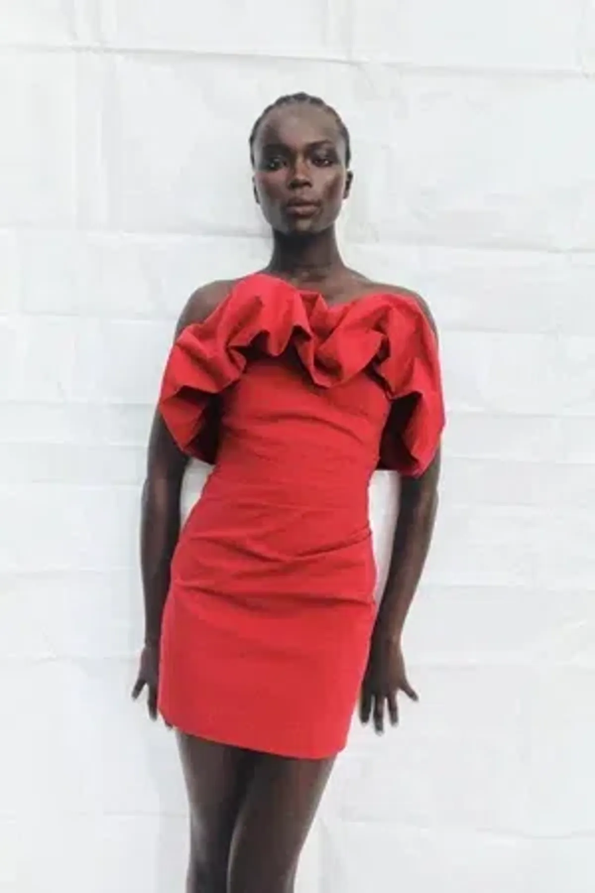Shona Joy Campbell Mini Dress - Red - Size 6 - Image 2
