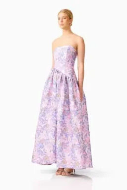 Elliatt Marlene Floral Gown - Size 12 for rent on The Volte - image 2