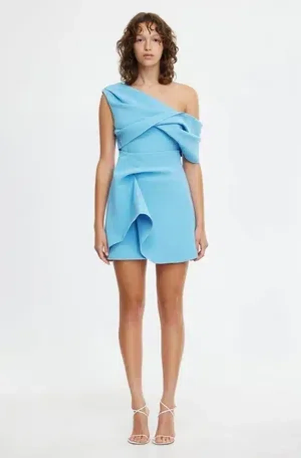 Acler Ashford Mini Dress - Blue - Size 6 - Image 1