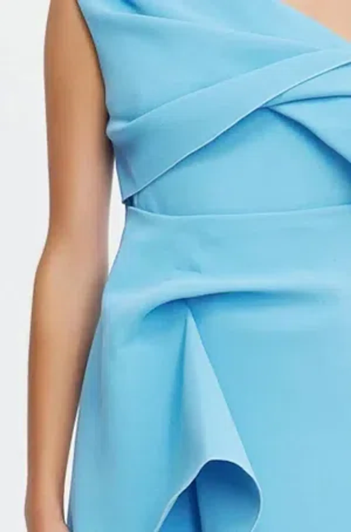 Acler Ashford Mini Dress - Blue - Size 6 - Image 3