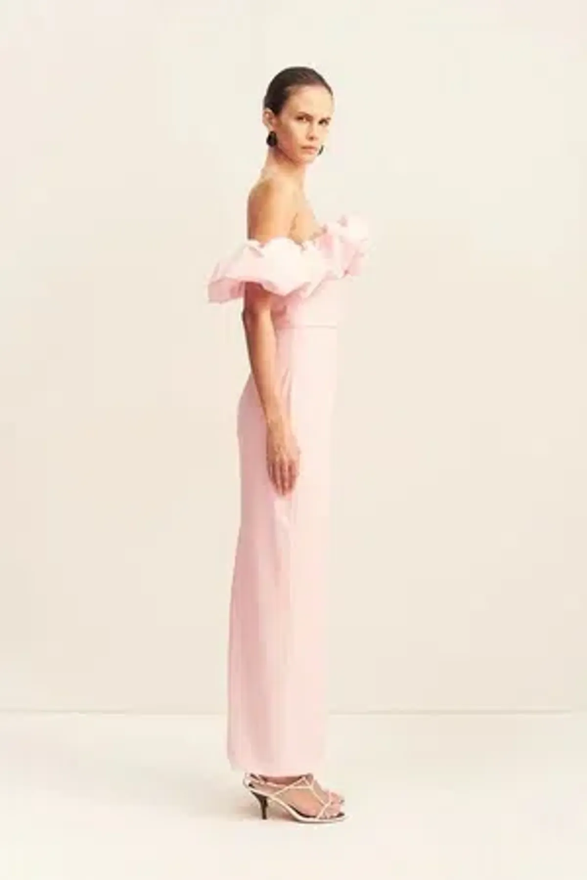 Shona Joy Campbell Off the Shoulder - Ballerina - Size 10 - Image 4