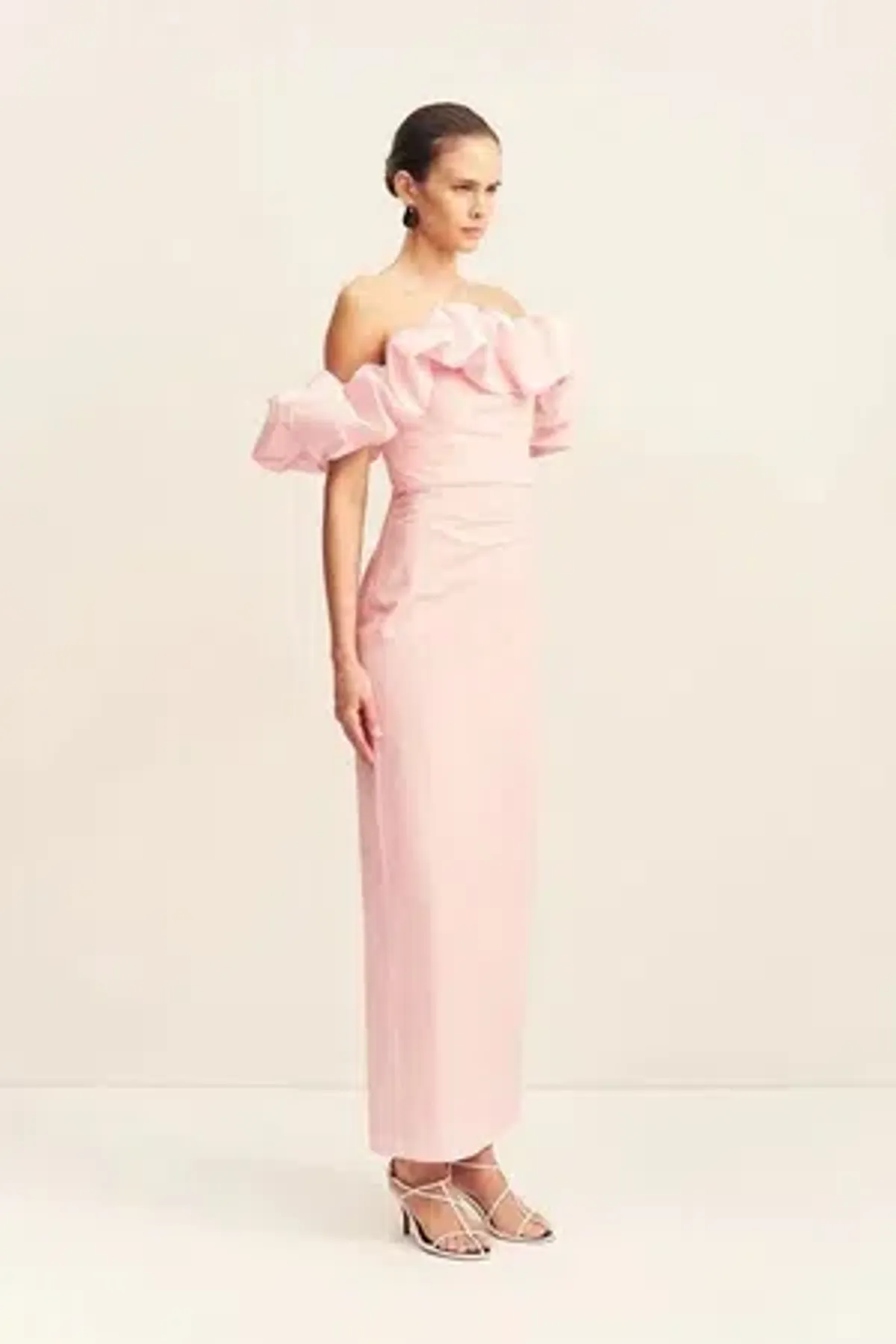 Shona Joy Campbell Off the Shoulder - Ballerina - Size 10 - Image 3