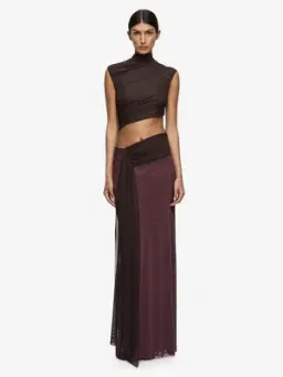 Bec+Bridge Connie Maxi - Dark Chocolate/Aubergine - Size 8 for rent on The Volte - image 1