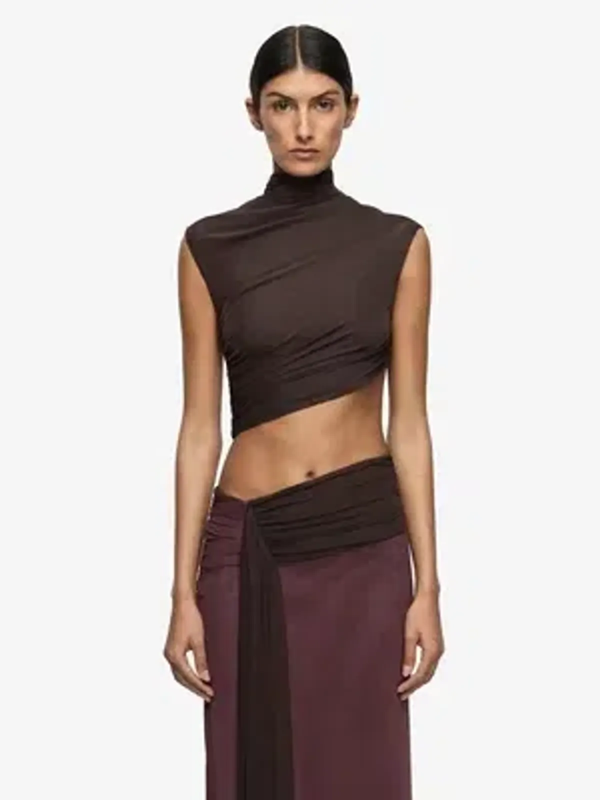 Bec+Bridge Connie Maxi - Dark Chocolate/Aubergine - Size 8 - Image 3