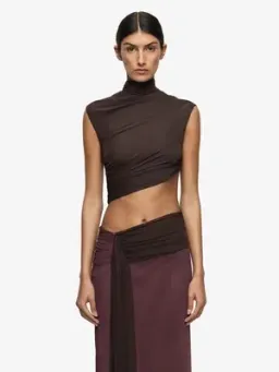 Bec+Bridge Connie Maxi - Dark Chocolate/Aubergine - Size 8 for rent on The Volte - image 3