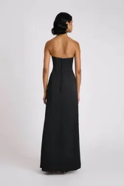 Eliya The Label Deanna Gown - Black - Size 6 for rent on The Volte - image 3