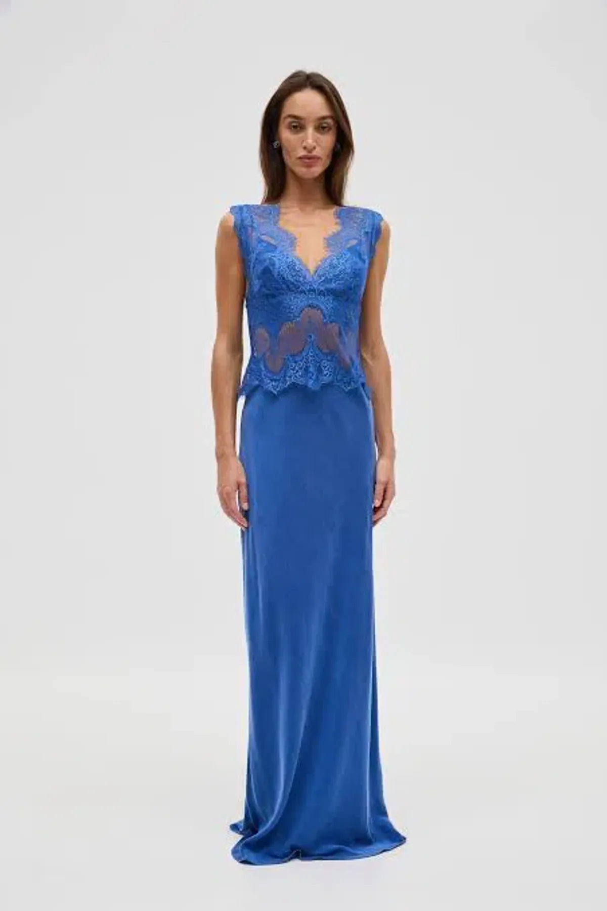 Third Form Visions Lace Dress- Azure - Image 1